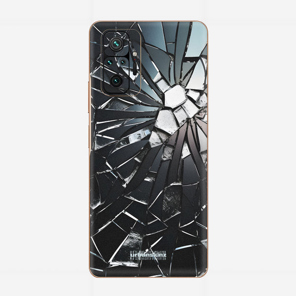 Redmi Note 10 Pro Max Skin - Glass Crack