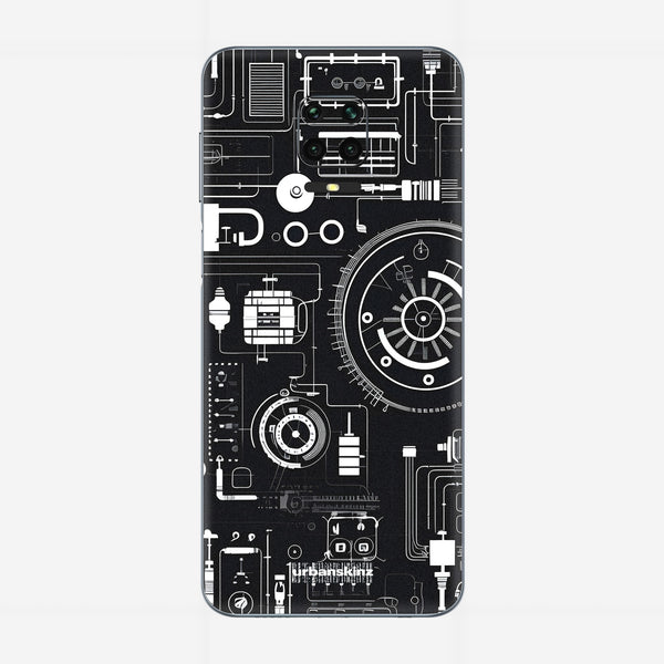 Redmi Note 9 Pro Skin - Machine Hud