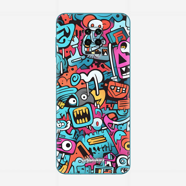 Redmi Note 9 Pro Max Skin - Funky Graffiti