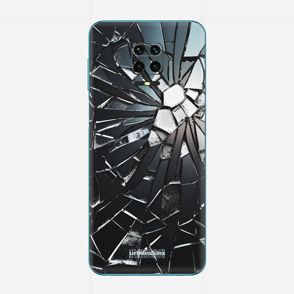 Redmi Note 9 Pro Max Skin - Glass Crack
