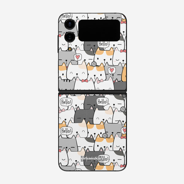 Samsung Galaxy Z Flip 4 Skin - Hi Kitty