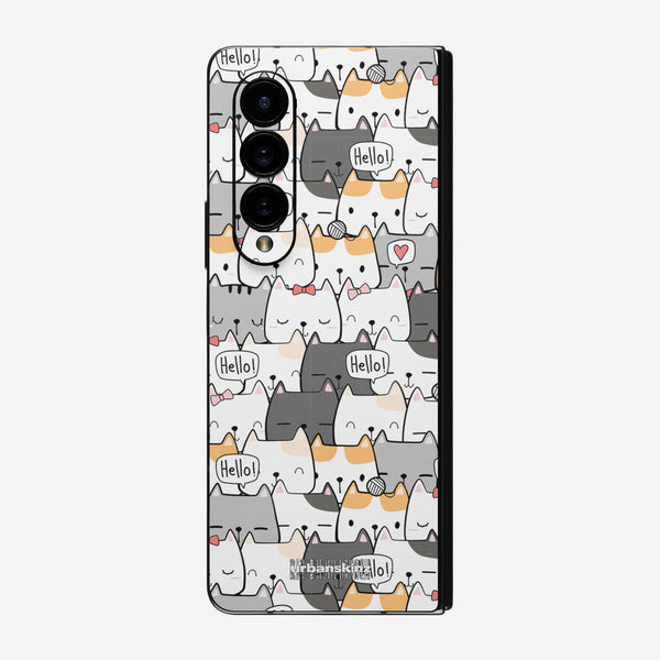 Samsung Galaxy Z Fold 4 Skin - Hi Kitty