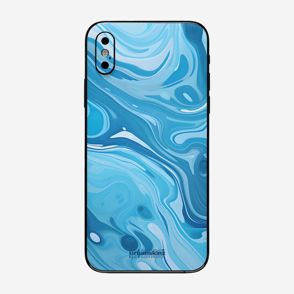 iPhone X Skin - Blue Blaze