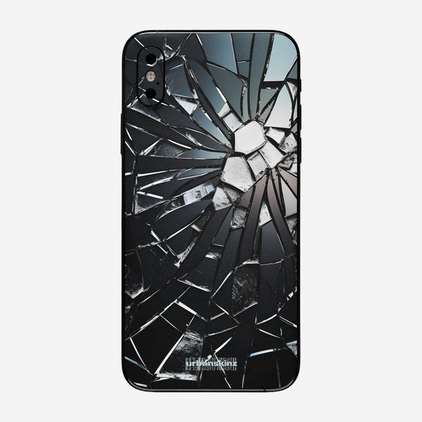 iPhone XS Skin - Glass Crack