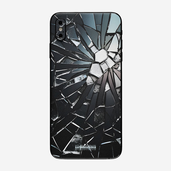 iPhone XS Max Skin - Glass Crack